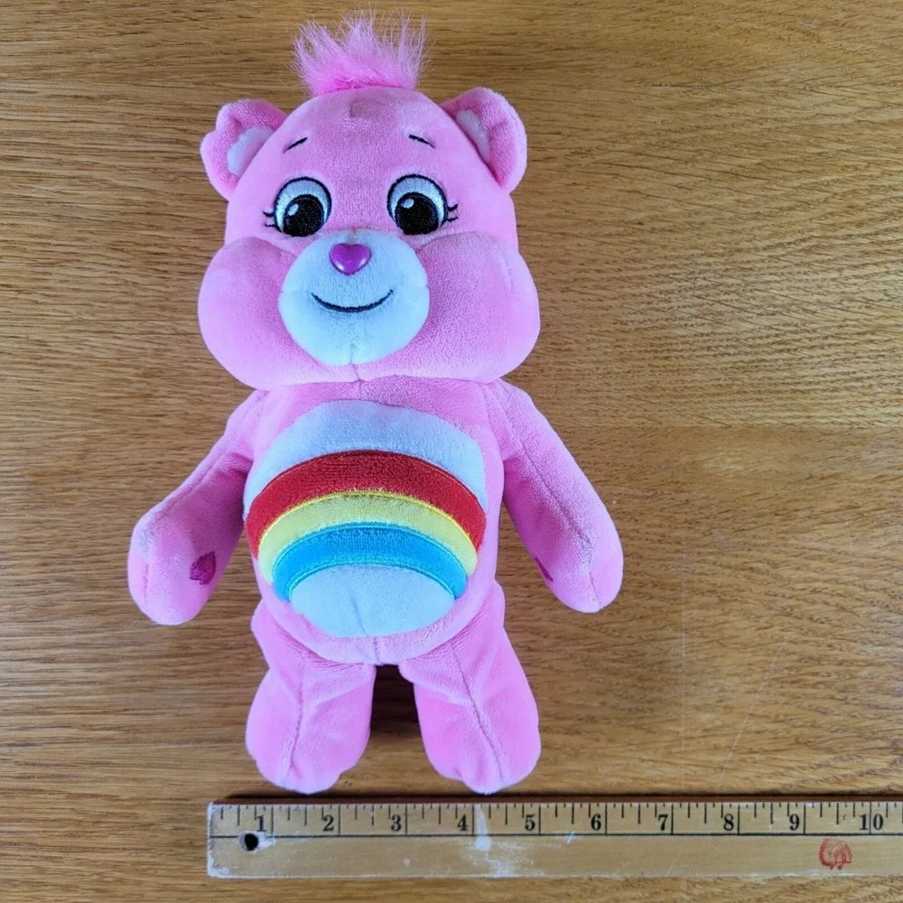 Care Bears Good Cheer Bear Unlock The Magic Stuffed Plush Bear Rainbow 10